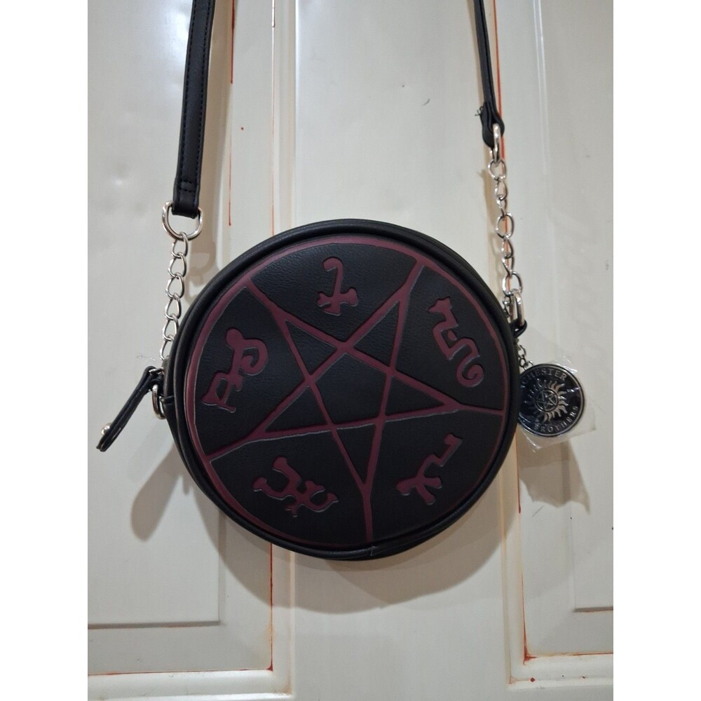 SUPERNATURAL Devil’s Trap CROSSBODY BAG! Wicca. Winchester. Brothers